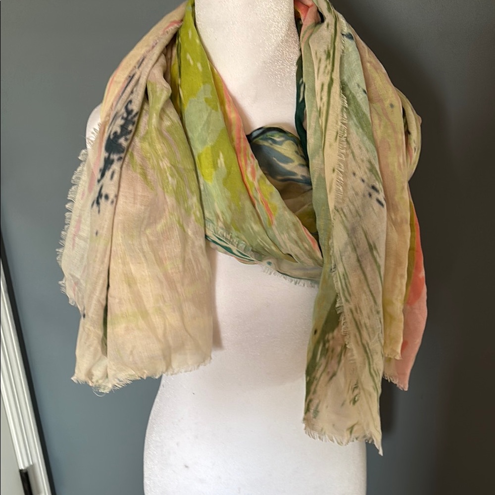 Multicolor Abstract Scarf